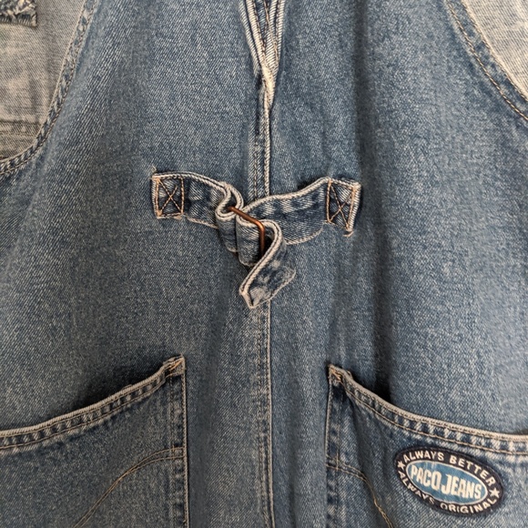 Vintage 90s Paco Jeans Overalls XL - Picture 5 of 6